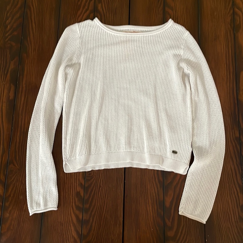 Whit knit sweater shirt